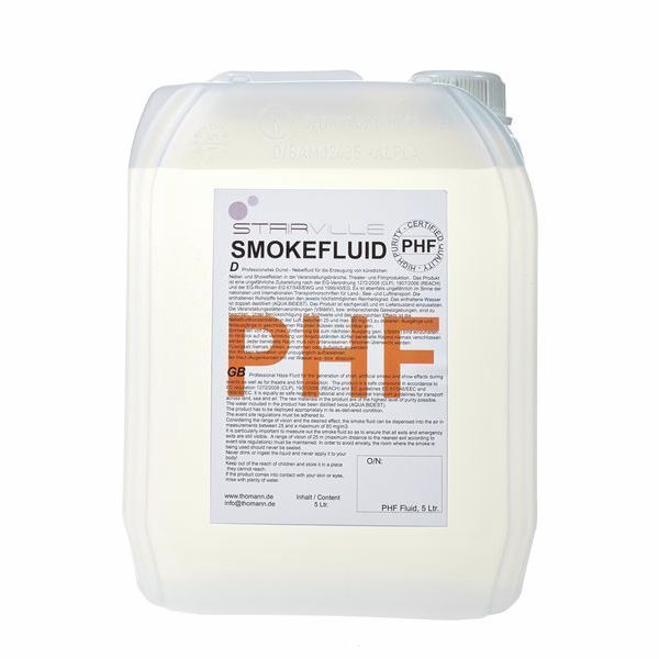 Рідина для хейзера Stairville PHF Pro Haze Fluid 5L 260572 фото