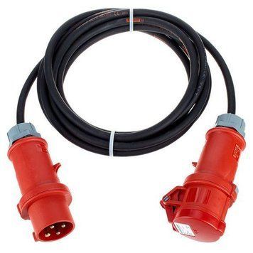 Кабель -перехідник Stairville Motor Cable 4p 1,5mm&sup2; 16A 5m 6051 фото