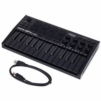 MIDI-клавіатура AKAI MPK MINI MK3 Black 5294 фото