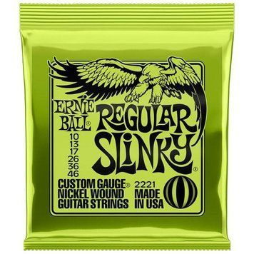 Струни для електрогітари Ernie Ball 2221 Regular Slinky Nickel Wound 10/46 5096 фото