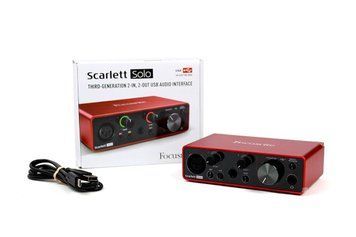 Аудіоінтерфейс FOCUSRITE Scarlett Solo 3rd Gen 5592 фото