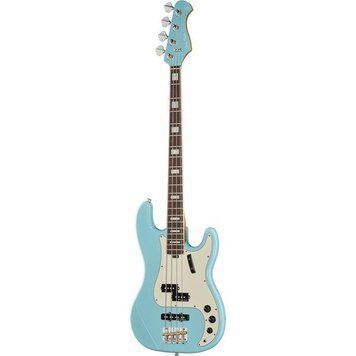Бас-гітара Harley Benton MV-4PJ Daphne Blue 6136 фото