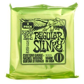Набір струн для електрогітари Ernie Ball 3221 3 Pack 2374768574 фото